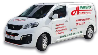 Servicebuss Värmejouren Stockholm Rörbussen AkutService AB