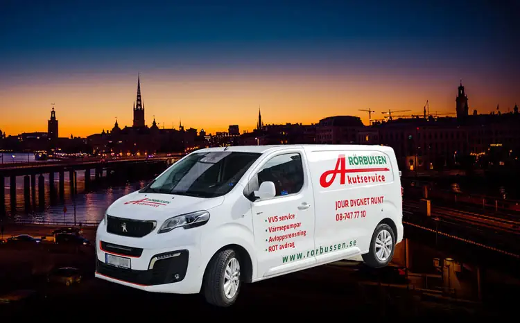 VVS-jour och Rörjour dygnet runt i Stockholm